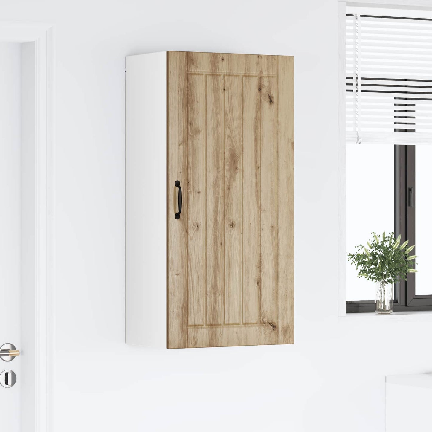 Wall Cabinet LUCCA Artisan Oak 50 x 31 x 100 cm Engineered Wood