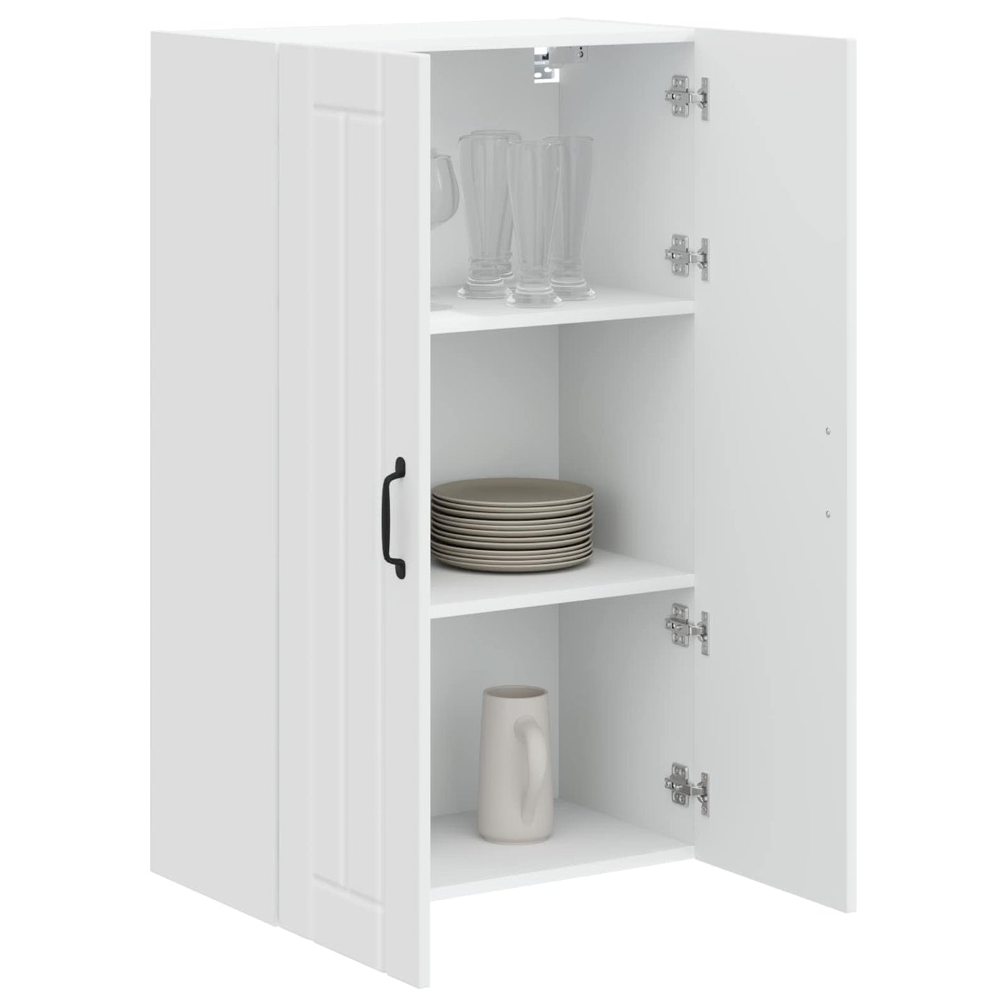 Wall Cabinet LUCCA White 60 x 31 x 100 cm Engineered Wood
