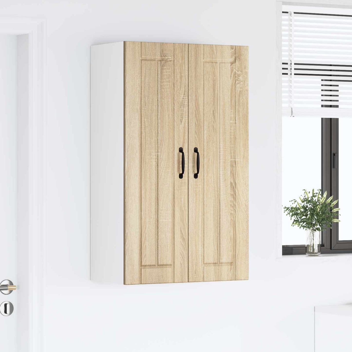 Wall Cabinet LUCCA Sonoma Oak 60 x 31 x 100 cm Engineered Wood