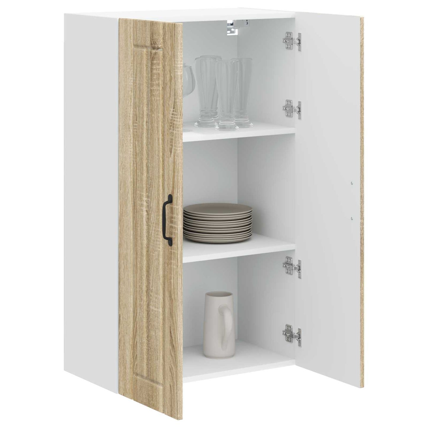 Wall Cabinet LUCCA Sonoma Oak 60 x 31 x 100 cm Engineered Wood