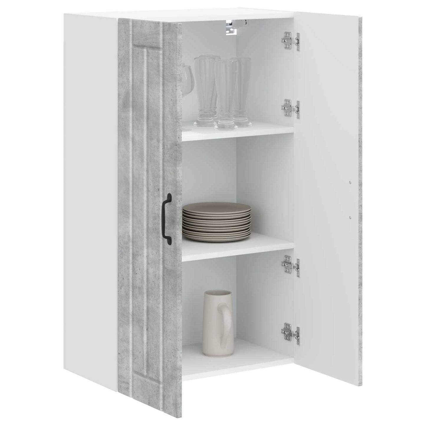 Wall Cabinet LUCCA Concrete Grey 60 x 31 x 100 cm