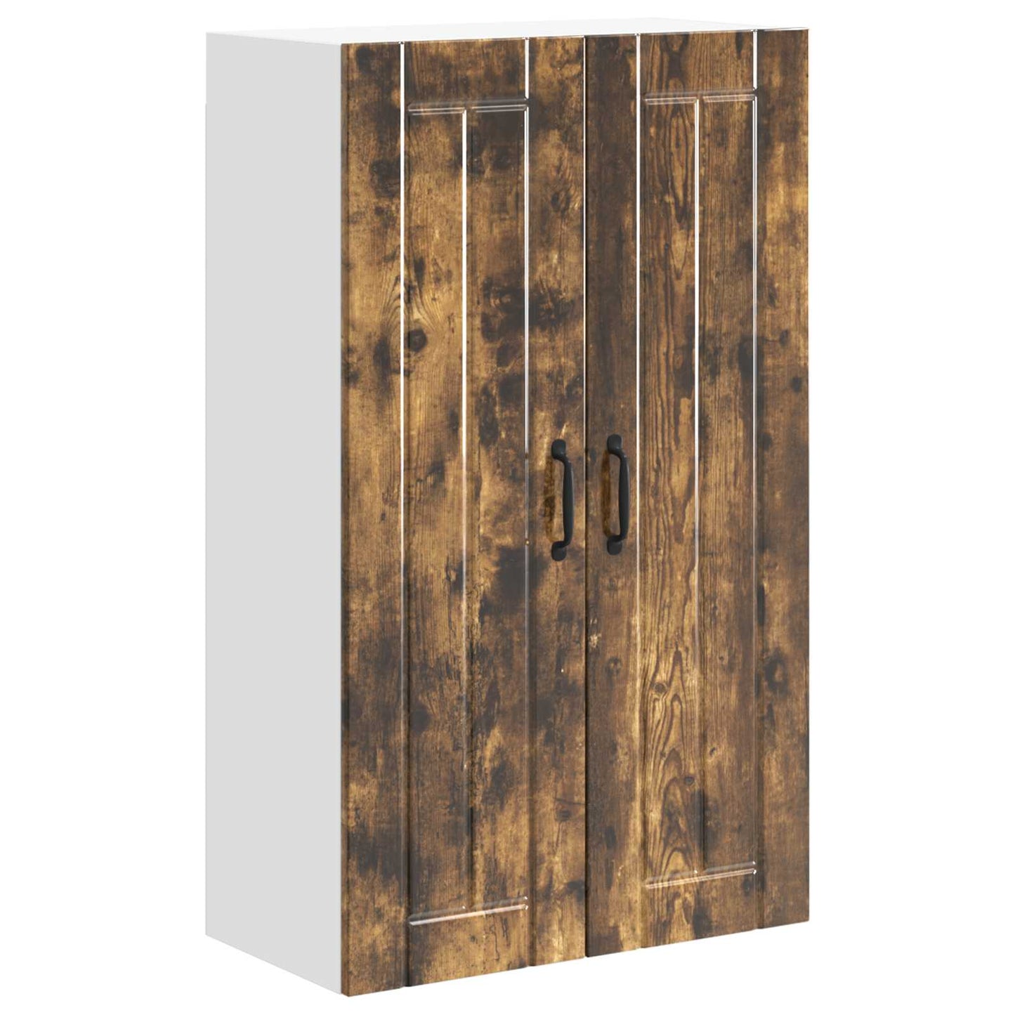 Wall Cabinet LUCCA Smoked Oak 60 x 31 x 100 cm Engineered Wood