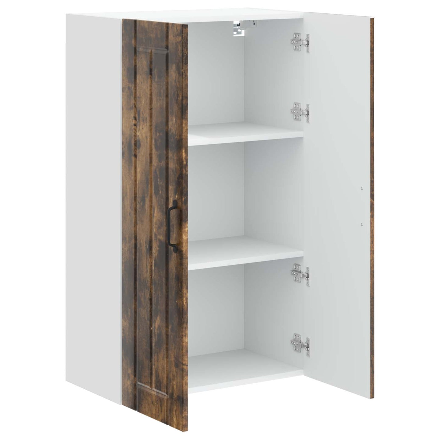 Wall Cabinet LUCCA Smoked Oak 60 x 31 x 100 cm Engineered Wood