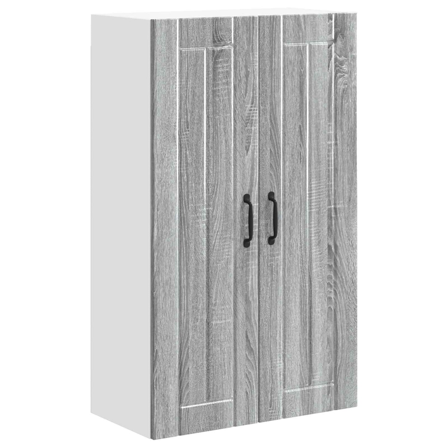 Wall Cabinet LUCCA Grey Sonoma 60 x 31 x 100 cm Engineered Wood