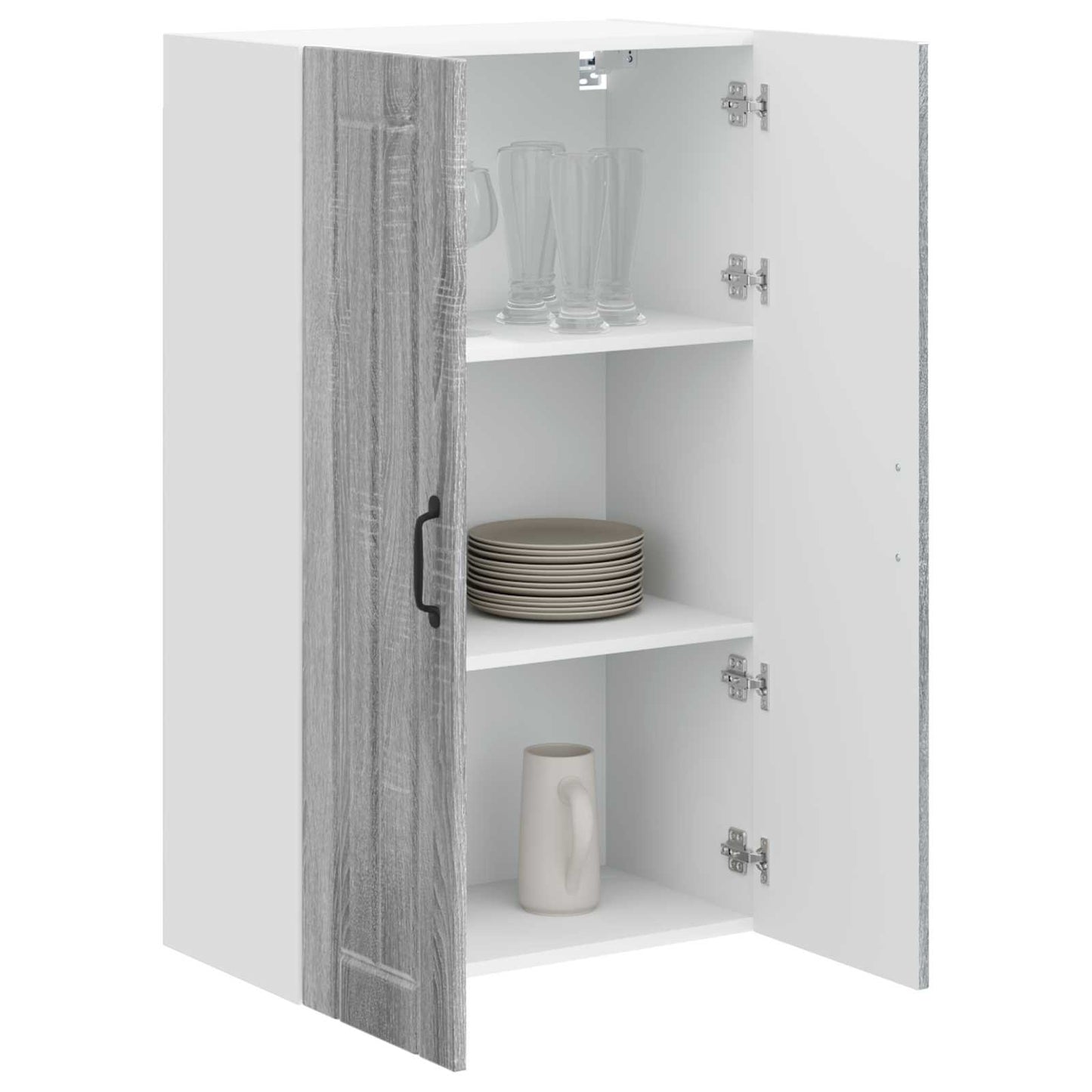 Wall Cabinet LUCCA Grey Sonoma 60 x 31 x 100 cm Engineered Wood