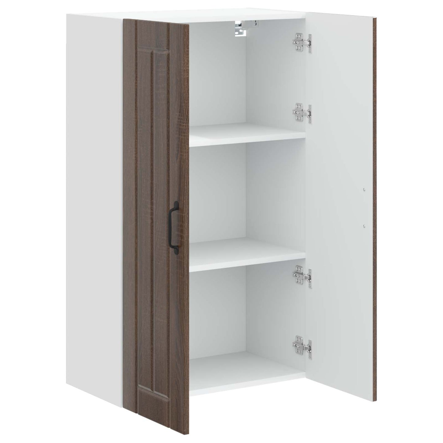 Wall Cabinet LUCCA Brown Oak 60 x 31 x 100 cm Engineered Wood