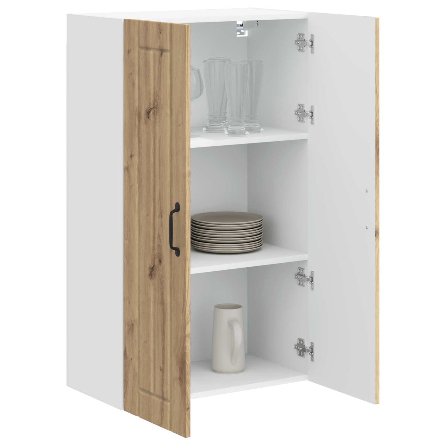 Wall Cabinet LUCCA Artisan Oak 60 x 31 x 100 cm Engineered Wood