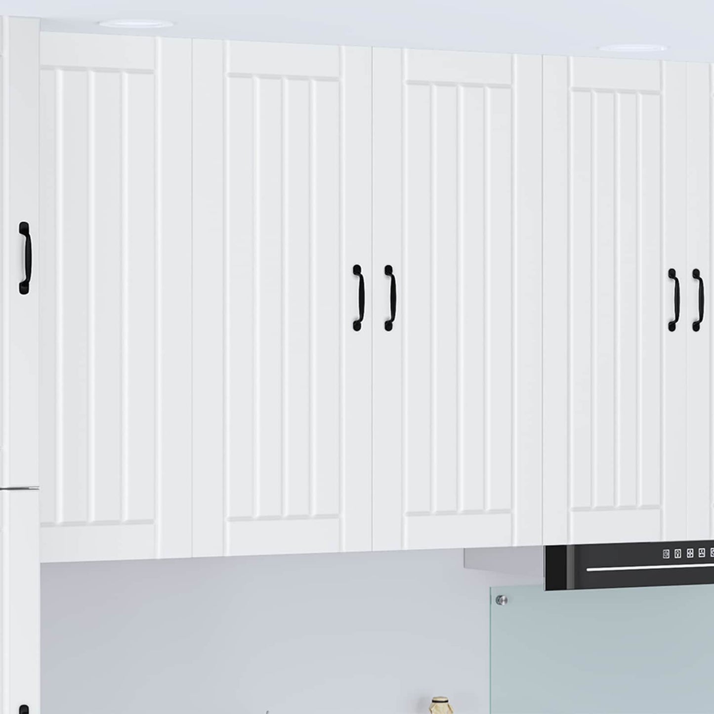 Wall Cabinet LUCCA White 80 x 31 x 100 cm Engineered Wood