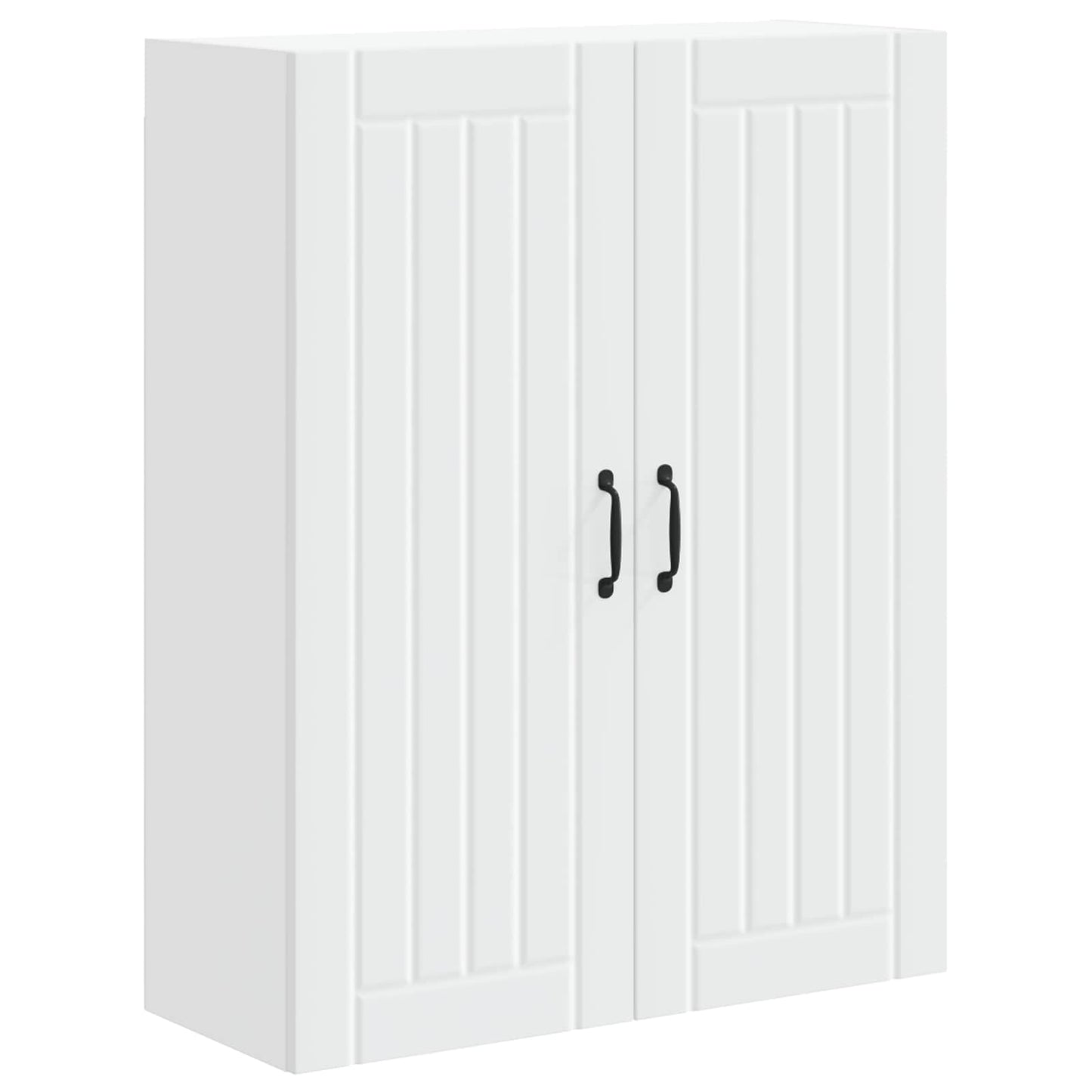 Wall Cabinet LUCCA White 80 x 31 x 100 cm Engineered Wood