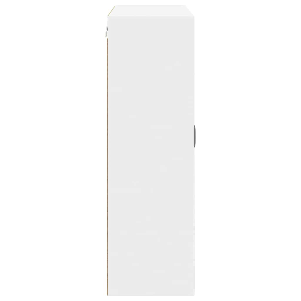 Wall Cabinet LUCCA White 80 x 31 x 100 cm Engineered Wood