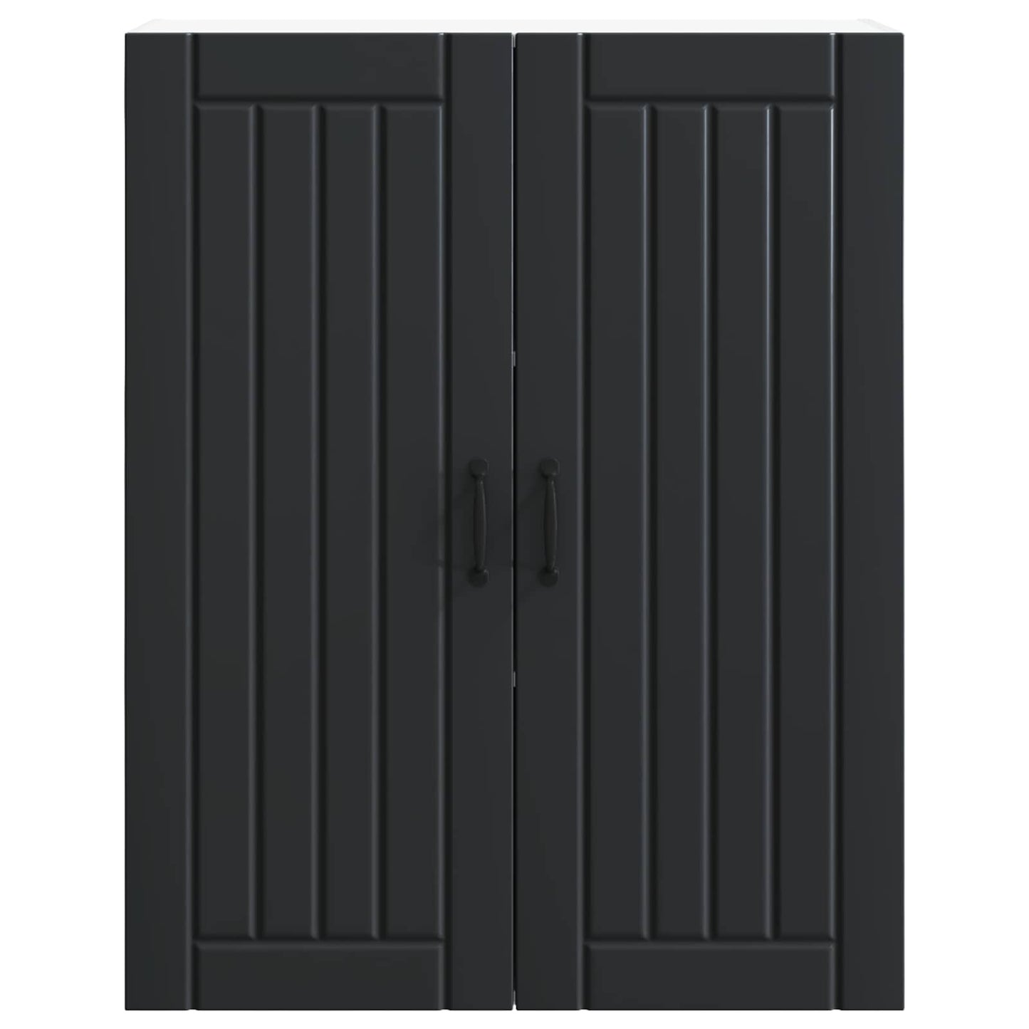Wall Cabinet LUCCA Black 80 x 31 x 100 cm Engineered Wood