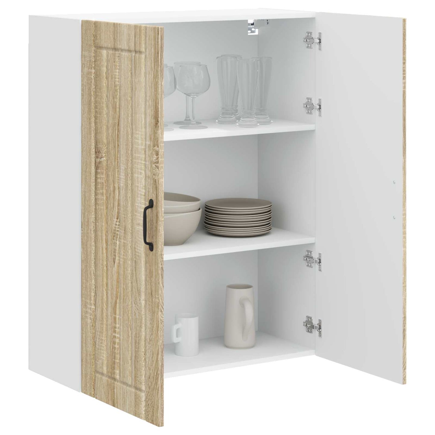Wall Cabinet LUCCA Sonoma Oak 80 x 31 x 100 cm Engineered Wood