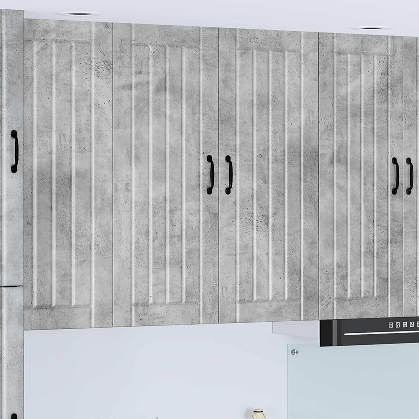 Wall Cabinet LUCCA Concrete Grey 80 x 31 x 100 cm
