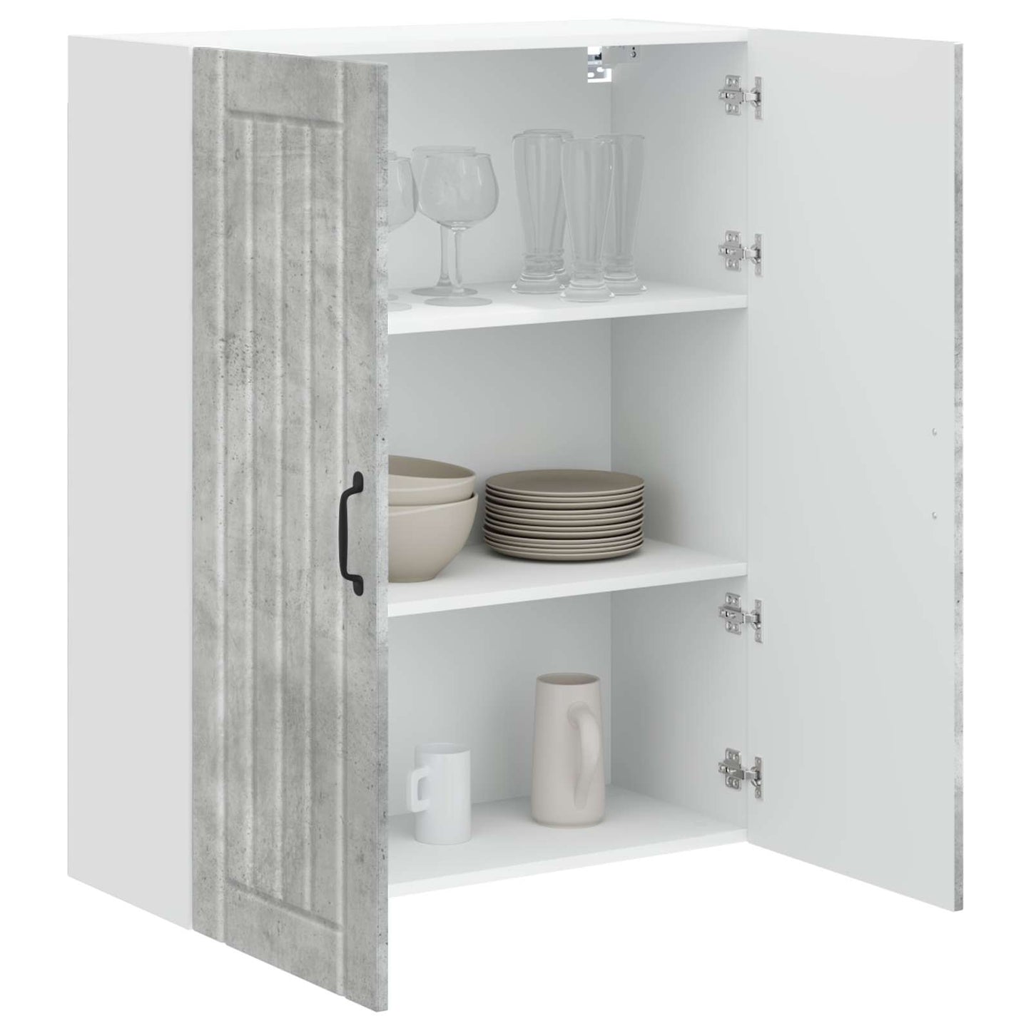 Wall Cabinet LUCCA Concrete Grey 80 x 31 x 100 cm