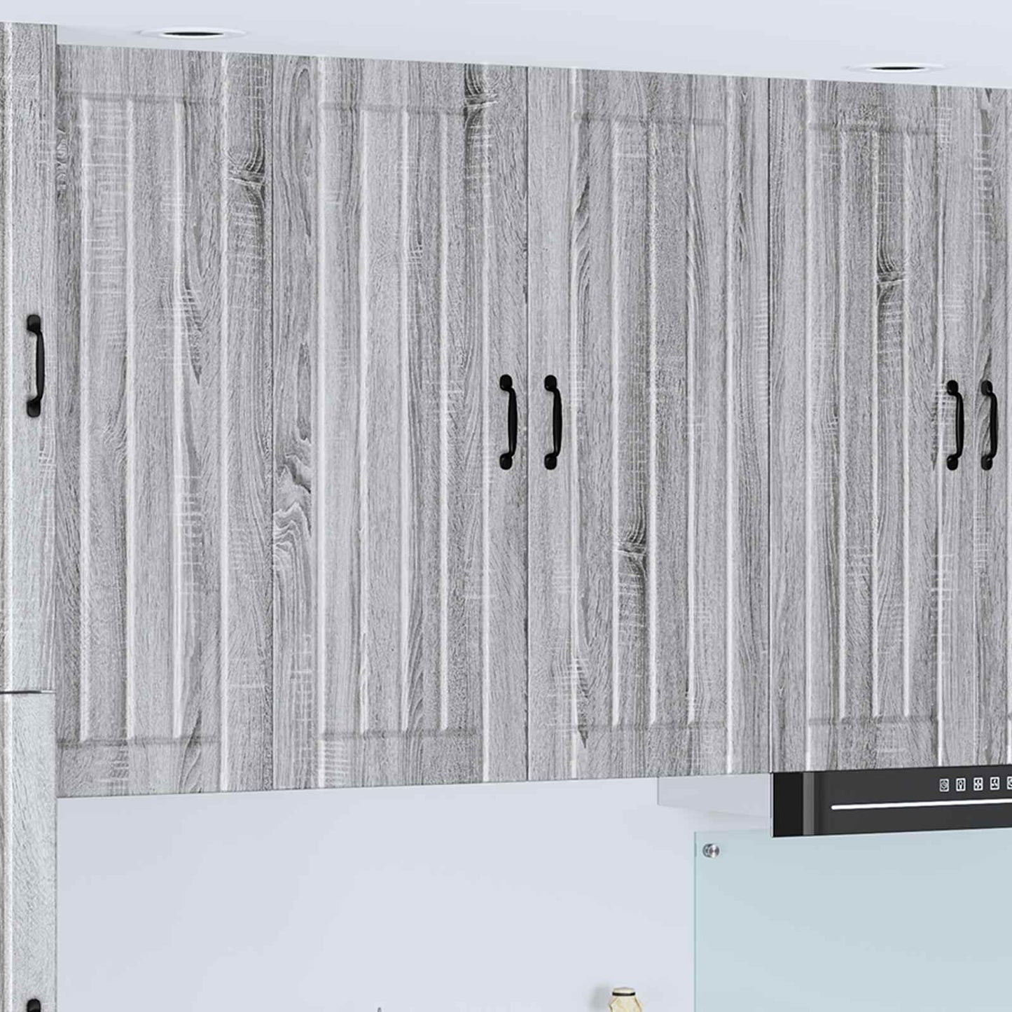 Wall Cabinet LUCCA Grey Sonoma 80 x 31 x 100 cm Engineered Wood
