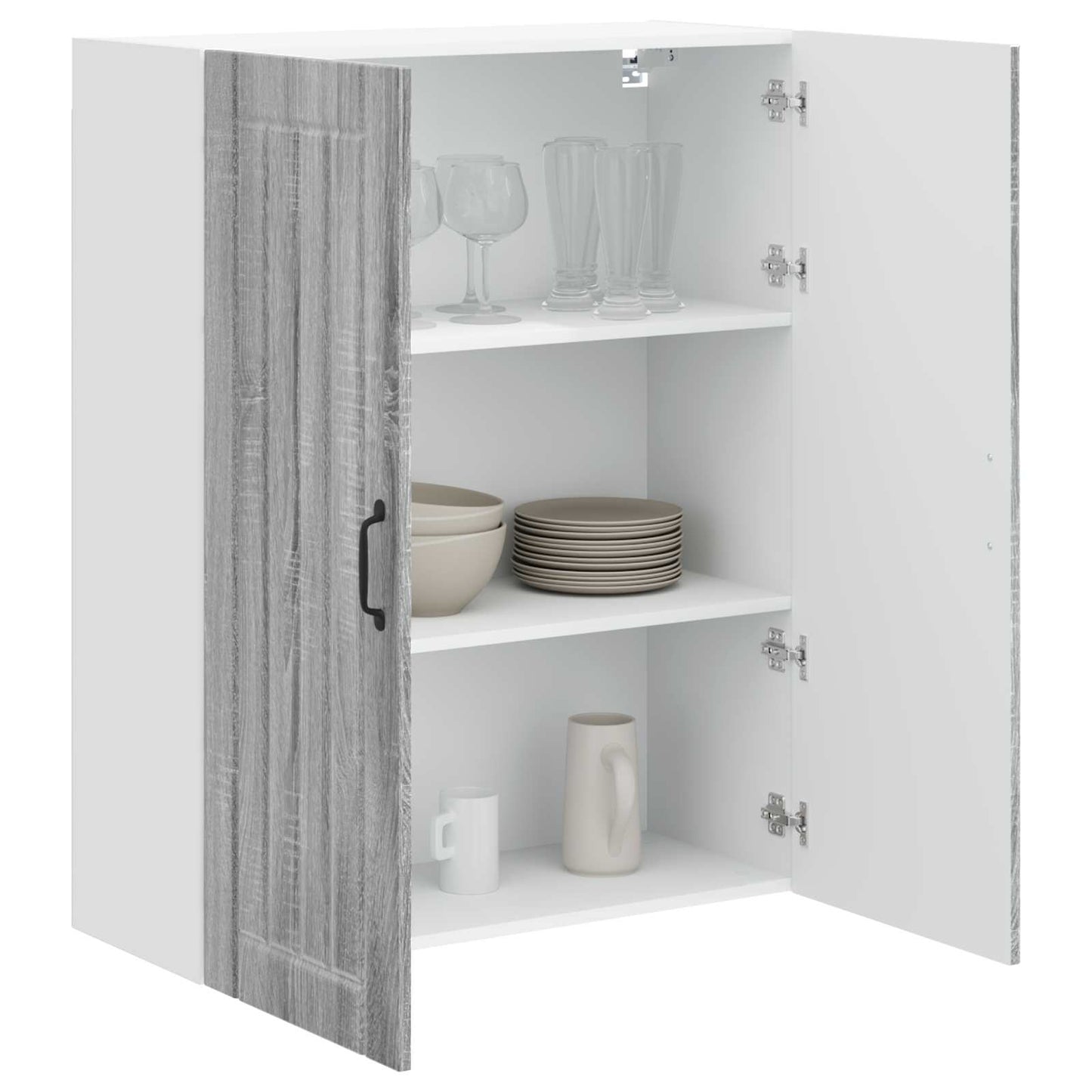 Wall Cabinet LUCCA Grey Sonoma 80 x 31 x 100 cm Engineered Wood