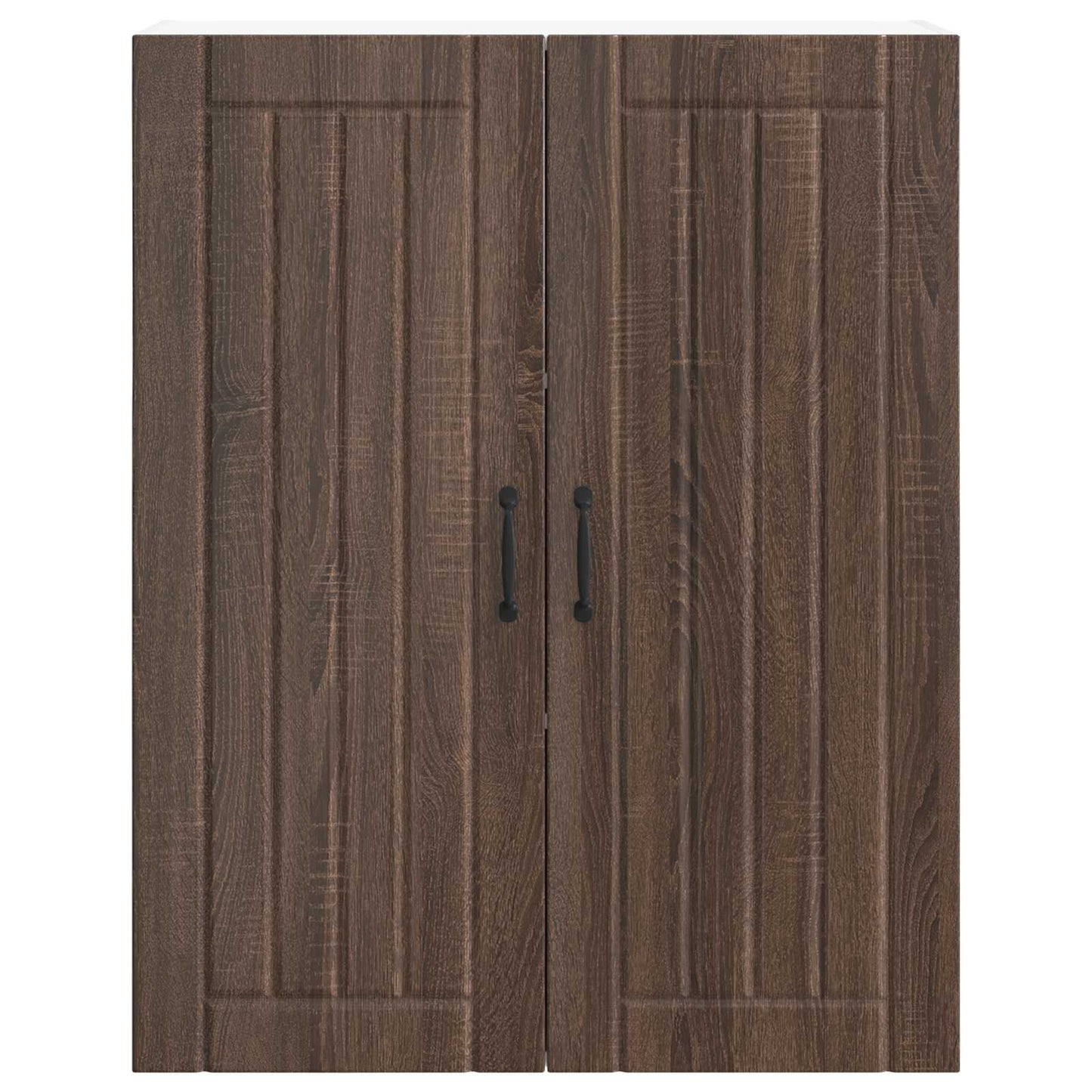 Wall Cabinet LUCCA Brown Oak 80 x 31 x 100 cm Engineered Wood