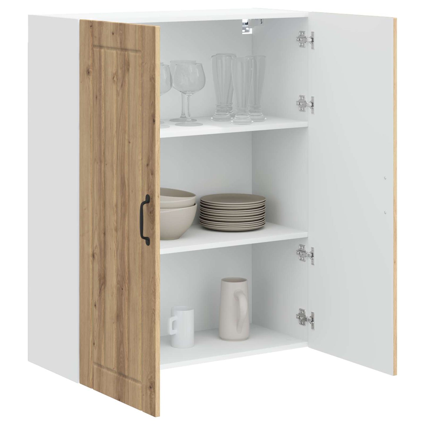 Wall Cabinet LUCCA Artisan Oak 80 x 31 x 100 cm Engineered Wood