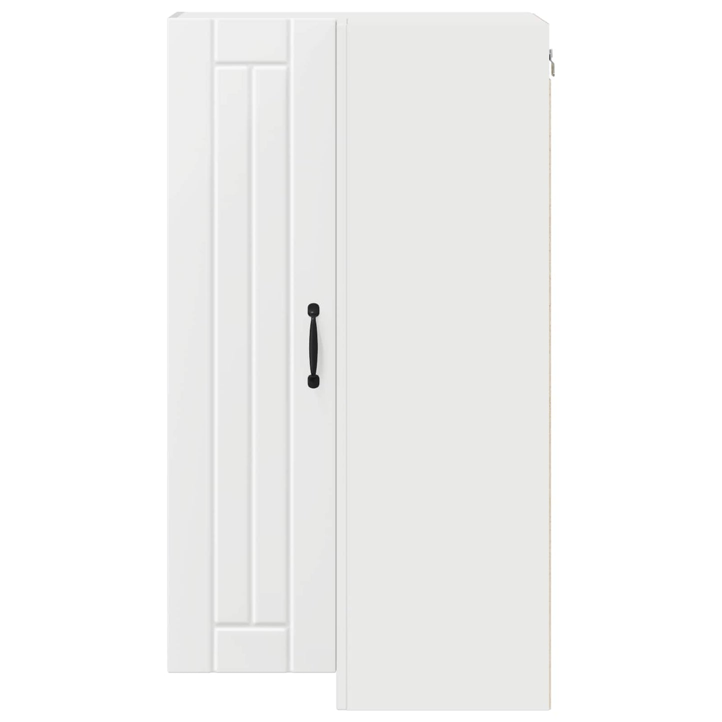 Wall Corner Cabinet LUCCA White 57 x 57 x 100 cm
