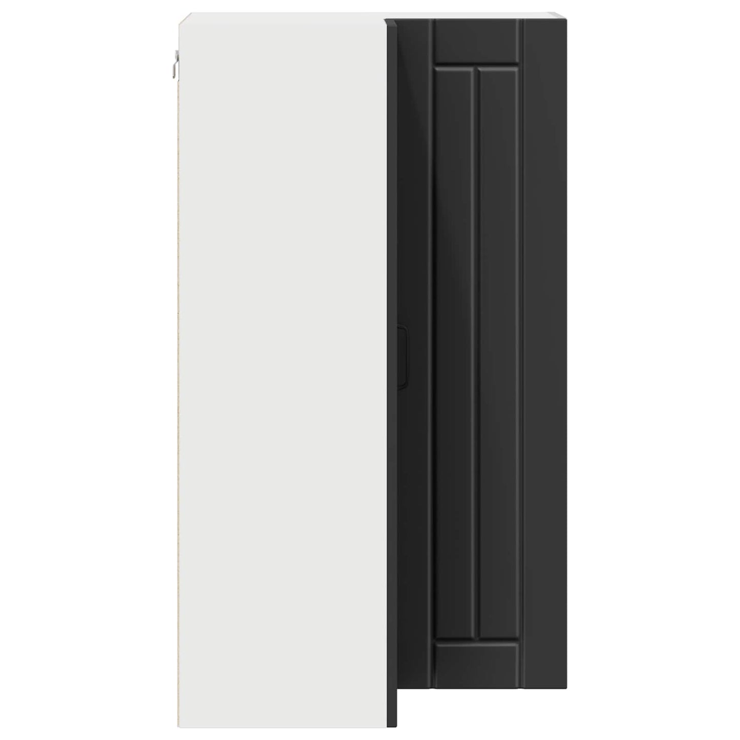 Wall Corner Cabinet LUCCA Black 57 x 57 x 100 cm