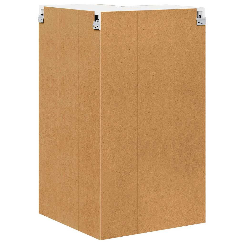 Wall Corner Cabinet Lucca Smoked Oak 57 x 57 x 100 cm
