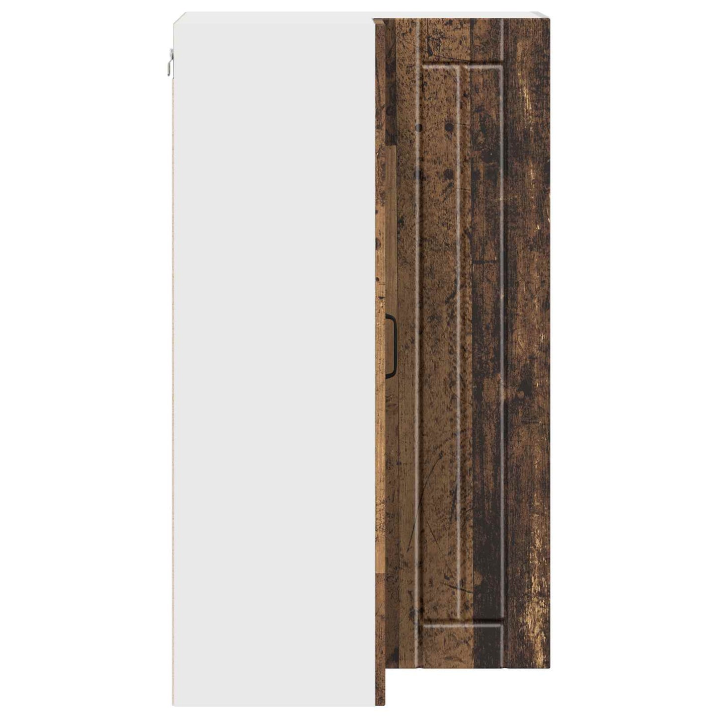 Wall Corner Cabinet LUCCA Old Wood 57 x 57 x 100 cm