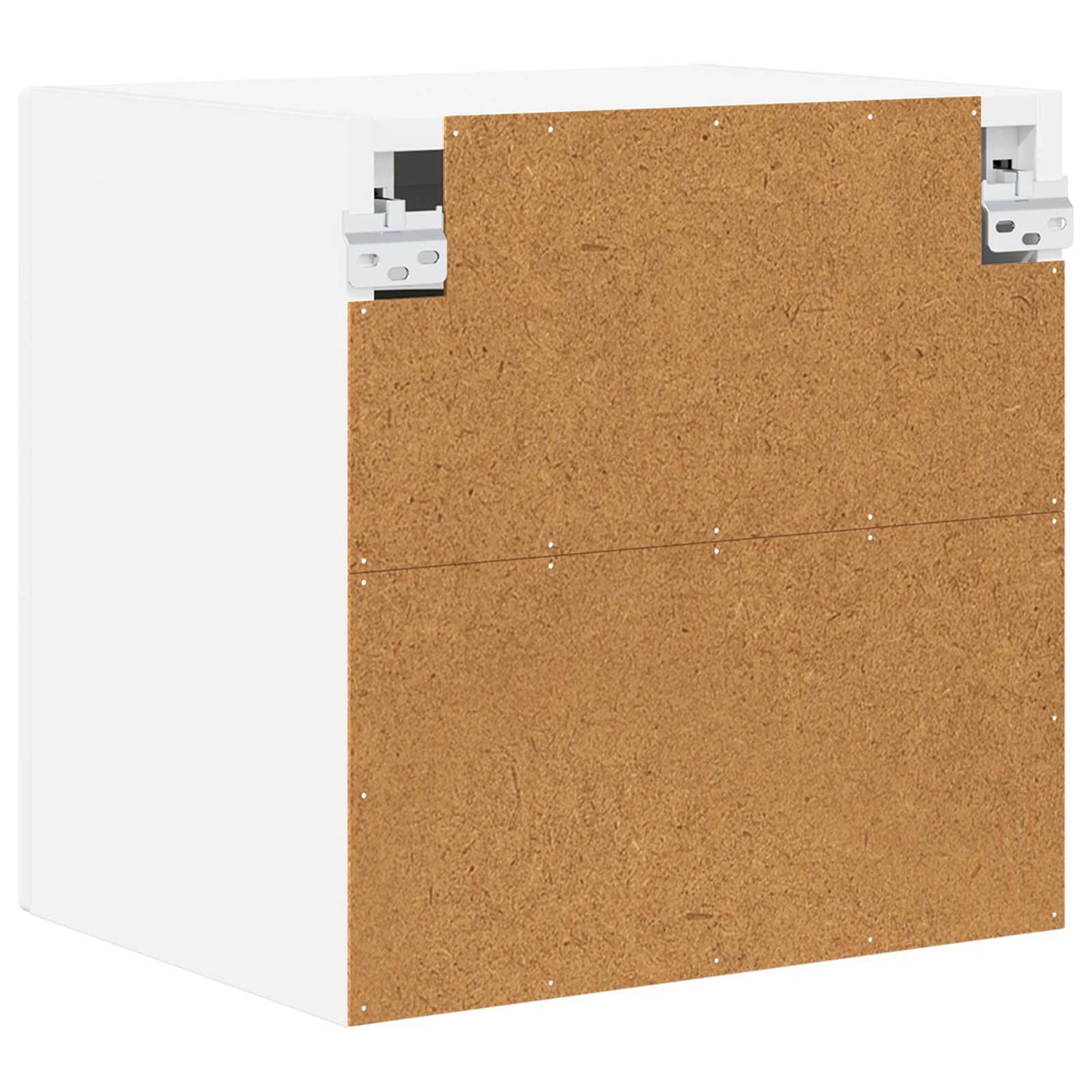 Wall Glass Cabinet PORTO 2 pcs White 40 x 31 x 40 cm