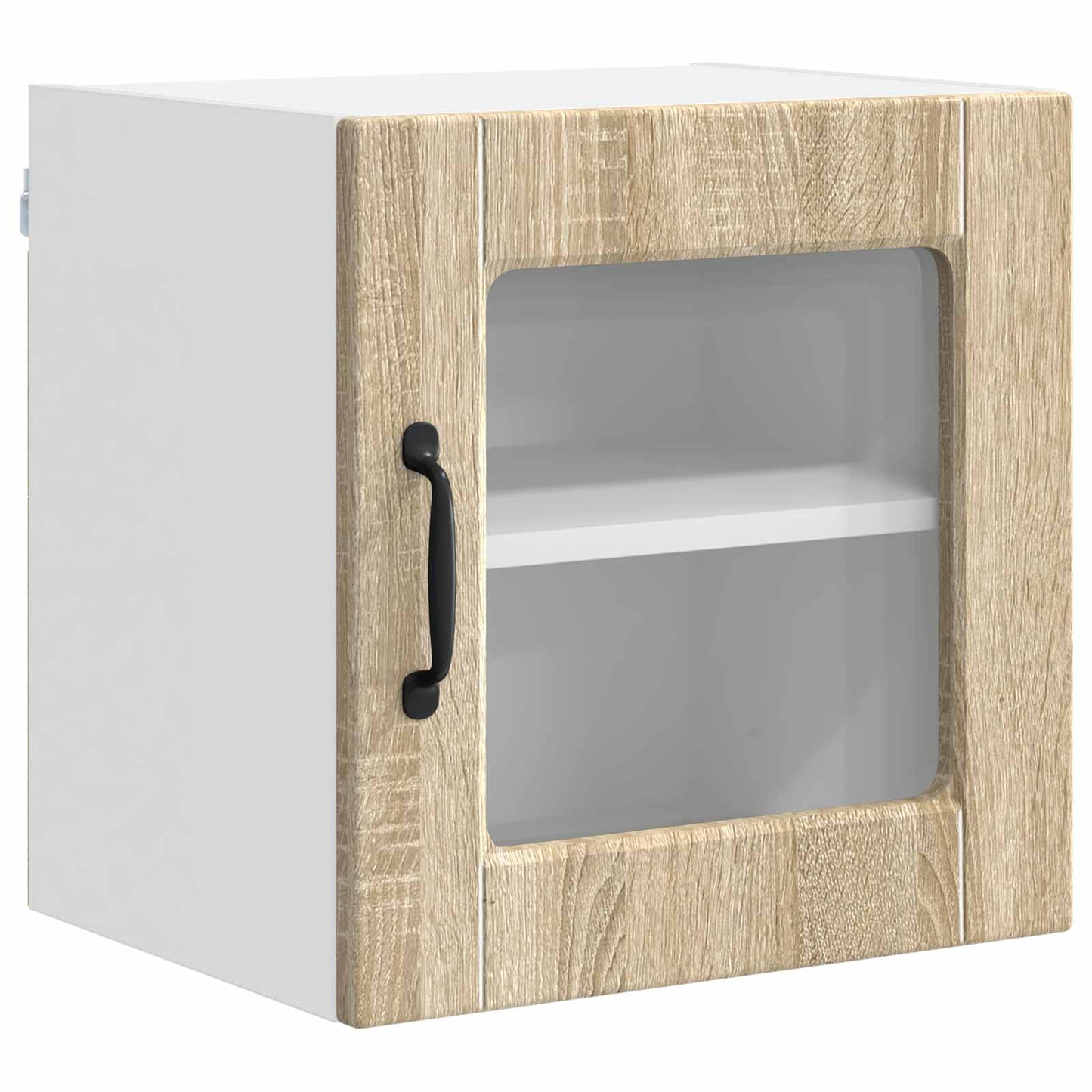 Wall Glass Cabinet PORTO 2 pcs Sonoma Oak 40 x 31 x 40 cm