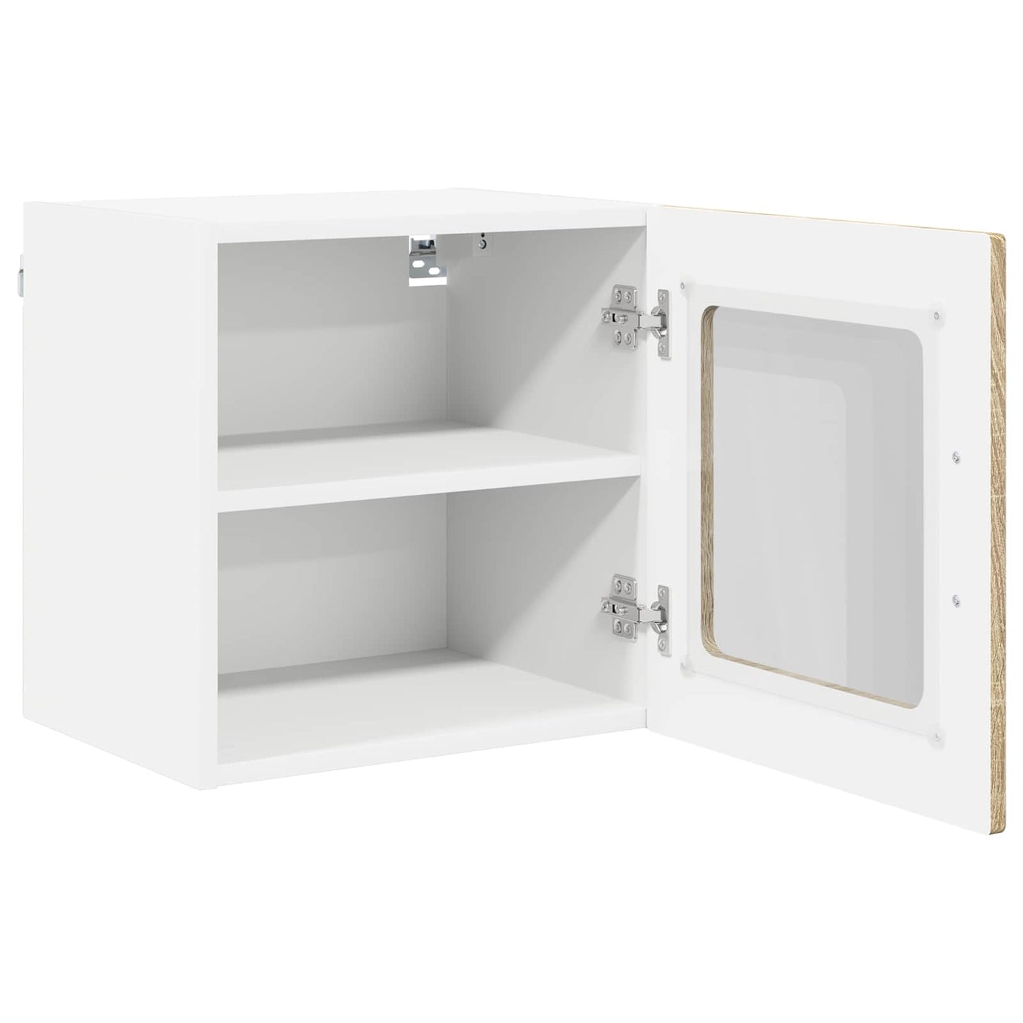 Wall Glass Cabinet PORTO 2 pcs Sonoma Oak 40 x 31 x 40 cm