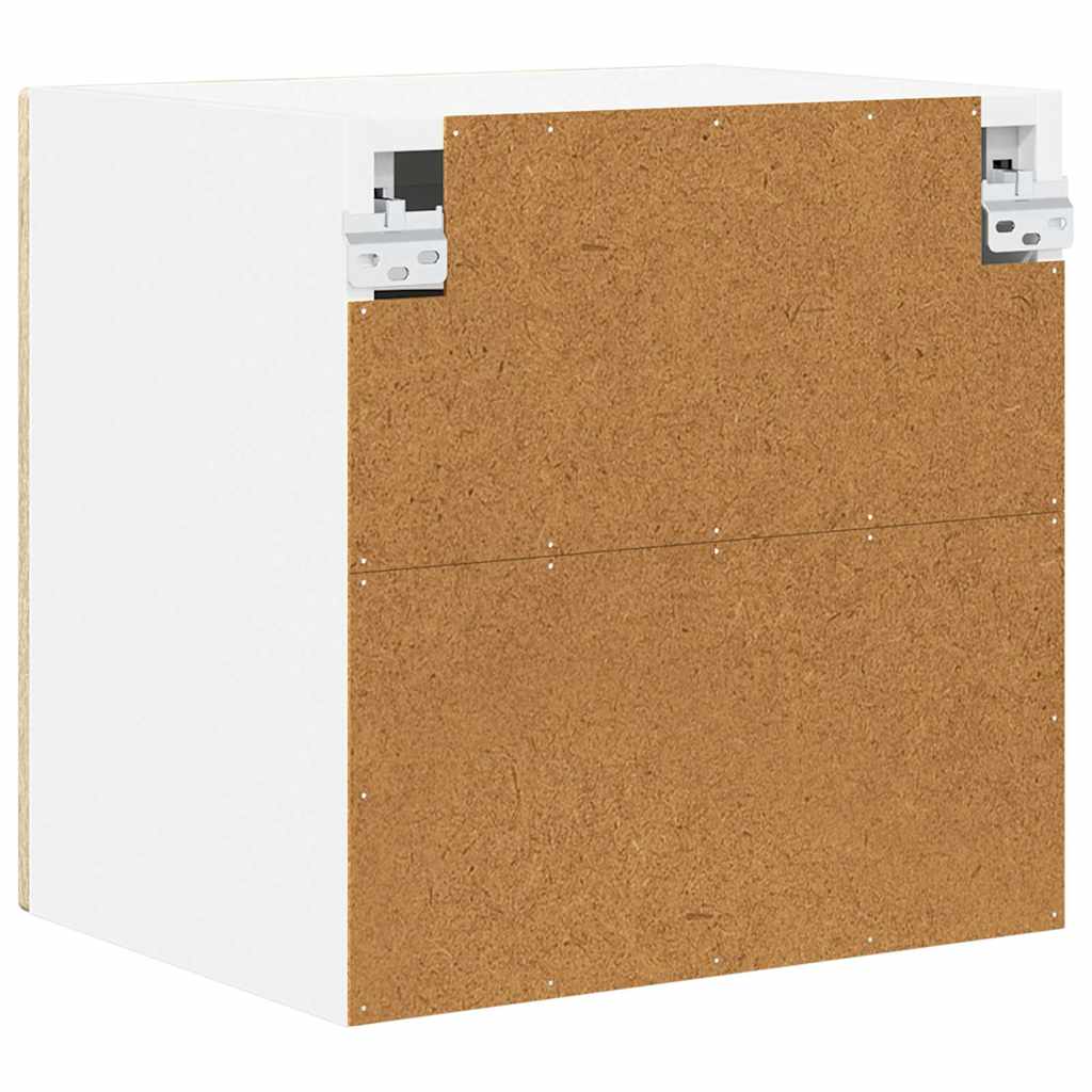 Wall Glass Cabinet PORTO 2 pcs Sonoma Oak 40 x 31 x 40 cm