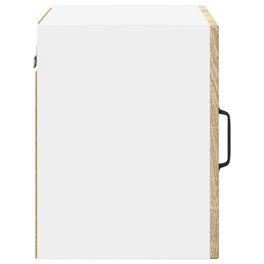 Wall Glass Cabinet PORTO 2 pcs Sonoma Oak 40 x 31 x 40 cm