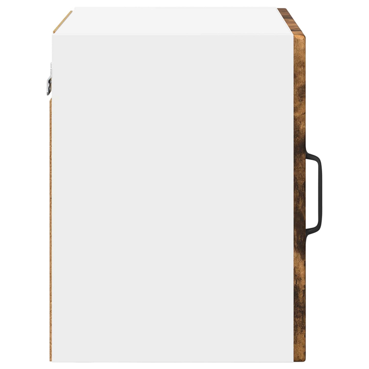 Wall Glass Cabinet PORTO Smoked Oak 40 x 31 x 40 cm