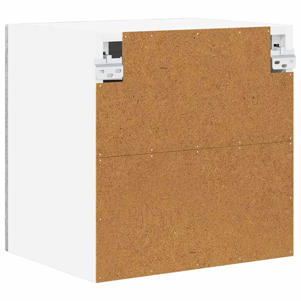 Wall Glass Cabinet PORTO 2 pcs Grey Sonoma 40 x 31 x 40 cm