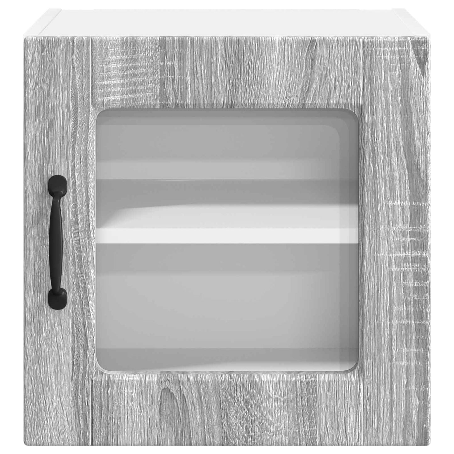 Wall Glass Cabinet PORTO 2 pcs Grey Sonoma 40 x 31 x 40 cm