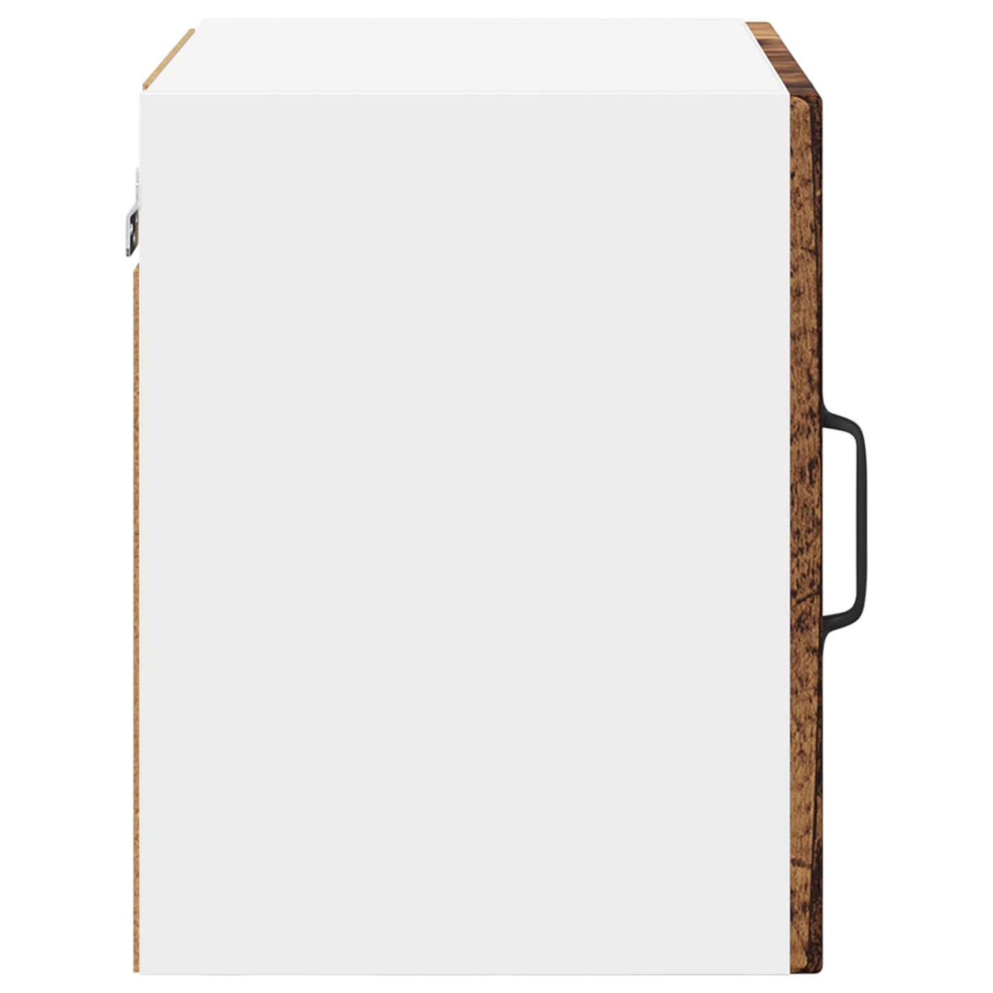 Wall Glass Cabinet PORTO 2 pcs Old Wood 40 x 31 x 40 cm