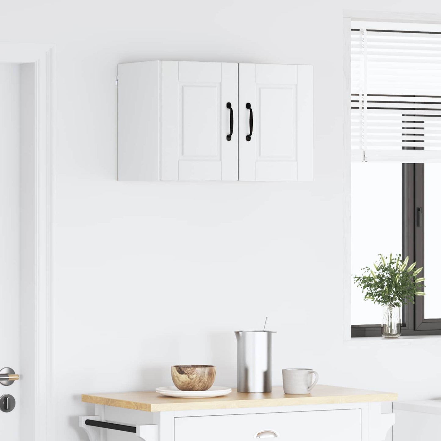 Wall Cabinet PORTO 2 pcs White 30 x 31 x 40 cm Engineered Wood