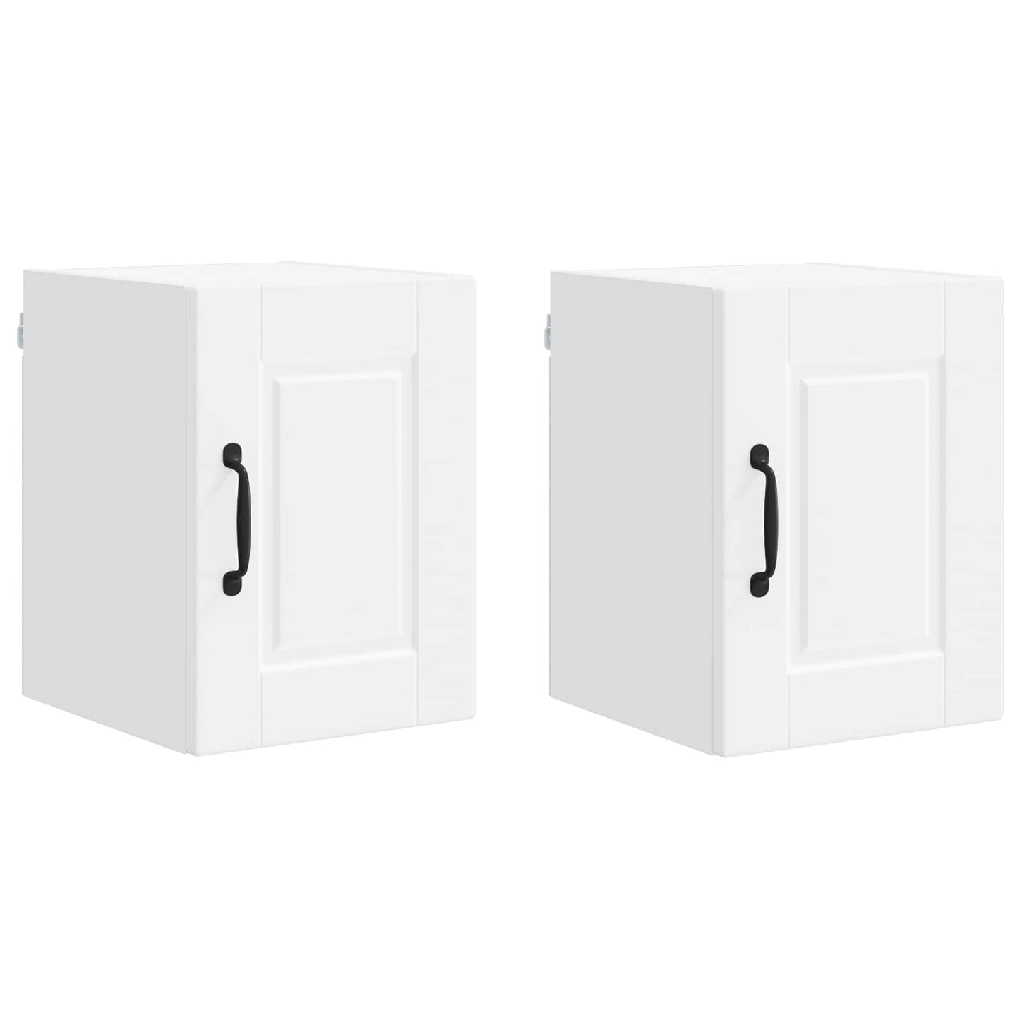 Wall Cabinet PORTO 2 pcs White 30 x 31 x 40 cm Engineered Wood