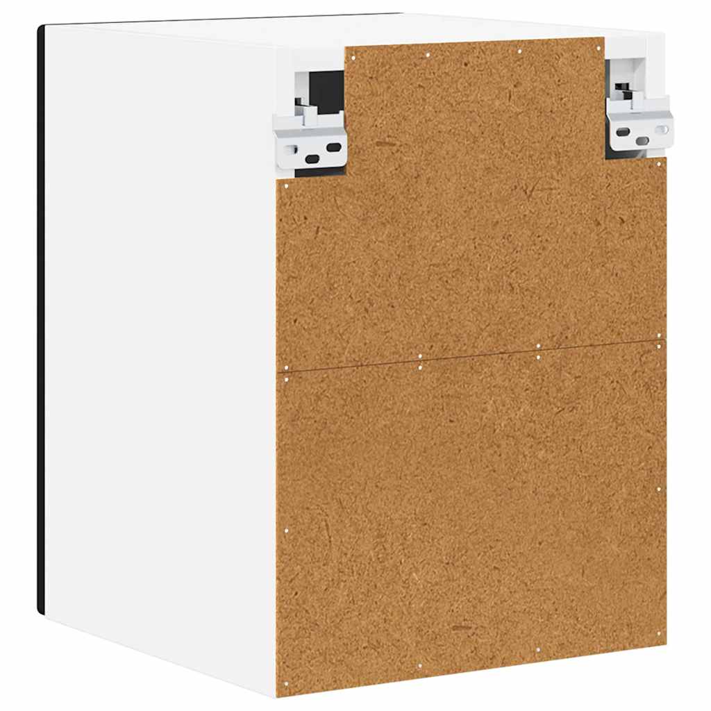 Wall Cabinet PORTO 2 pcs Black 30 x 31 x 40 cm Engineered Wood