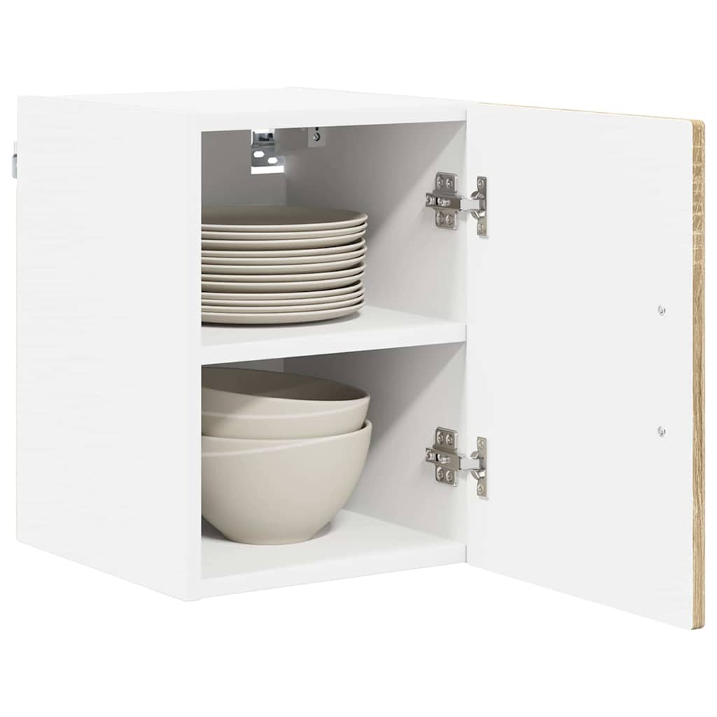 Wall Cabinet PORTO 2 pcs Sonoma Oak 30 x 31 x 40 cm