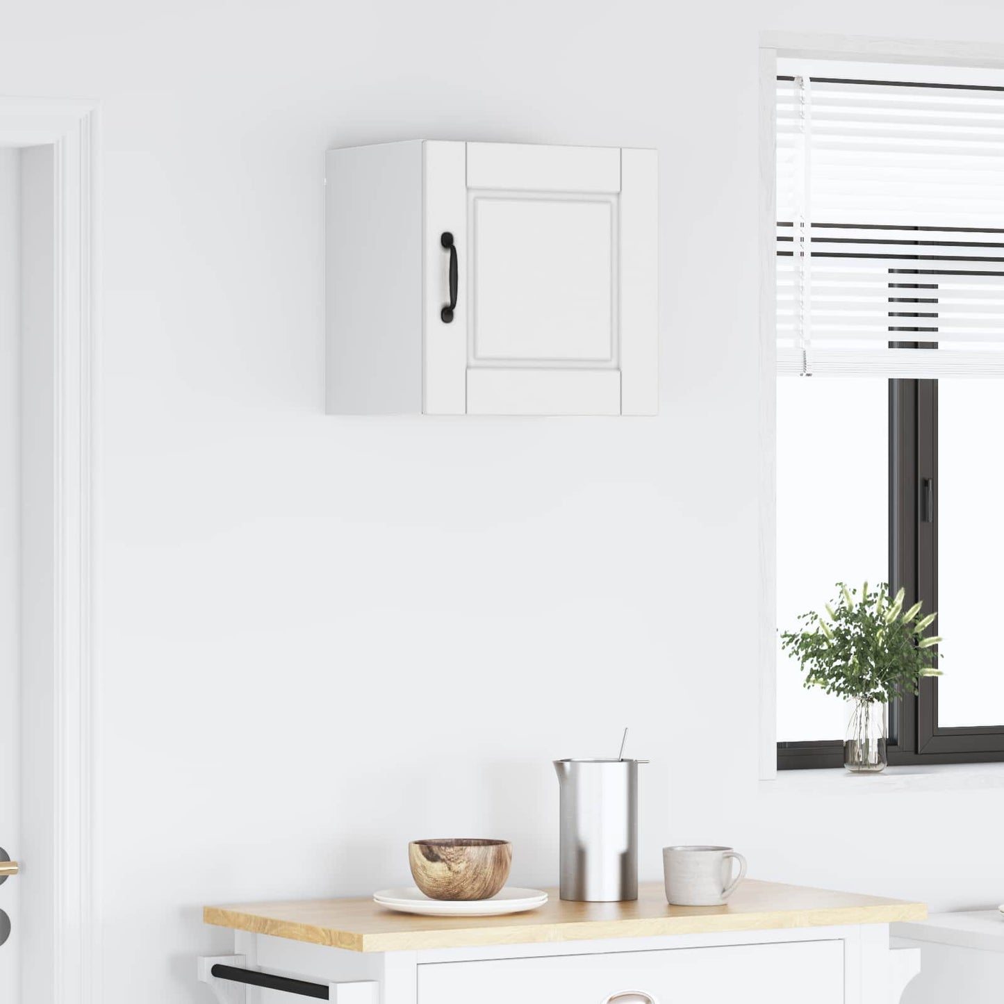 Wall Cabinet PORTO White 40 x 31 x 40 cm Engineered Wood