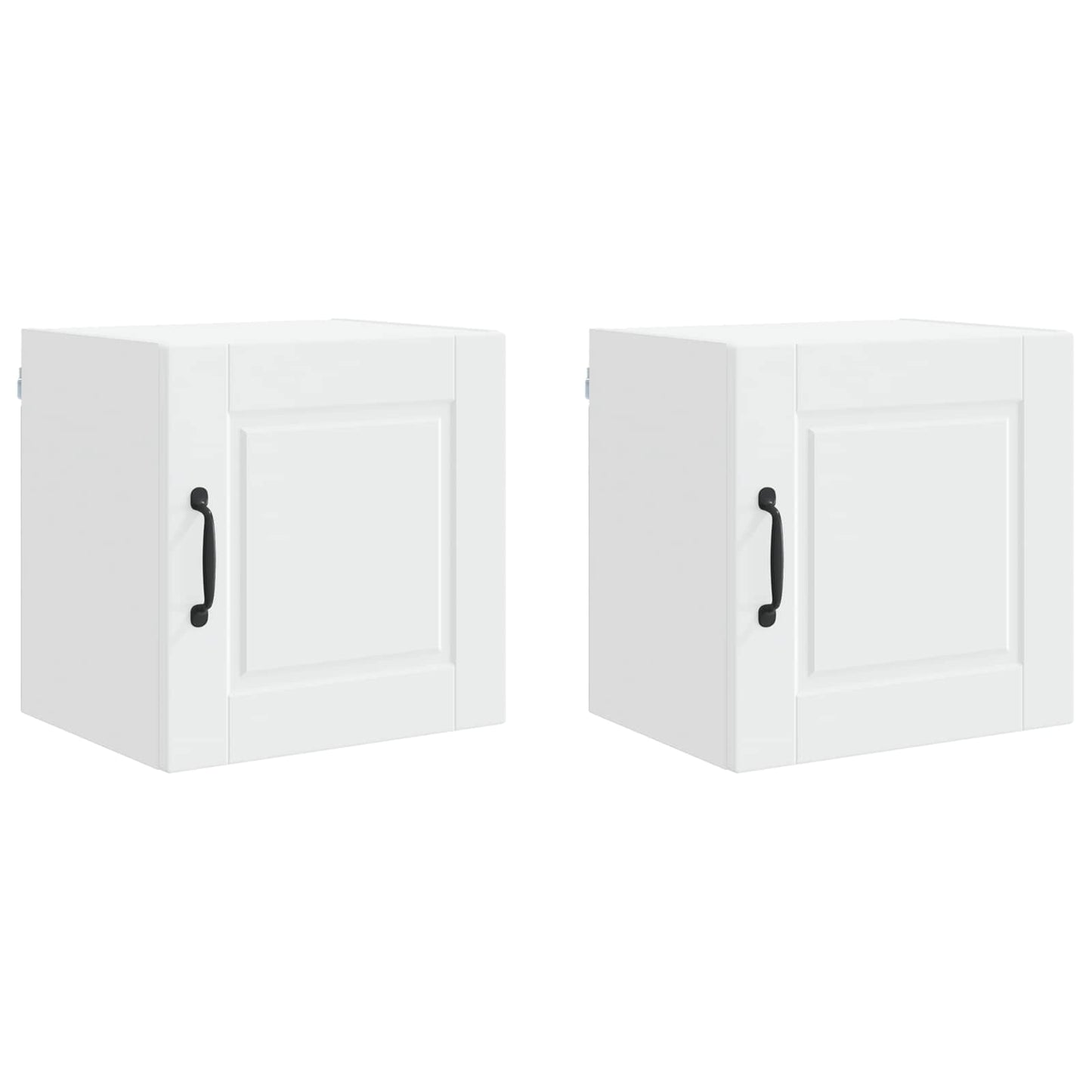 Wall Cabinet PORTO 2 pcs White 40 x 31 x 40 cm Engineered Wood
