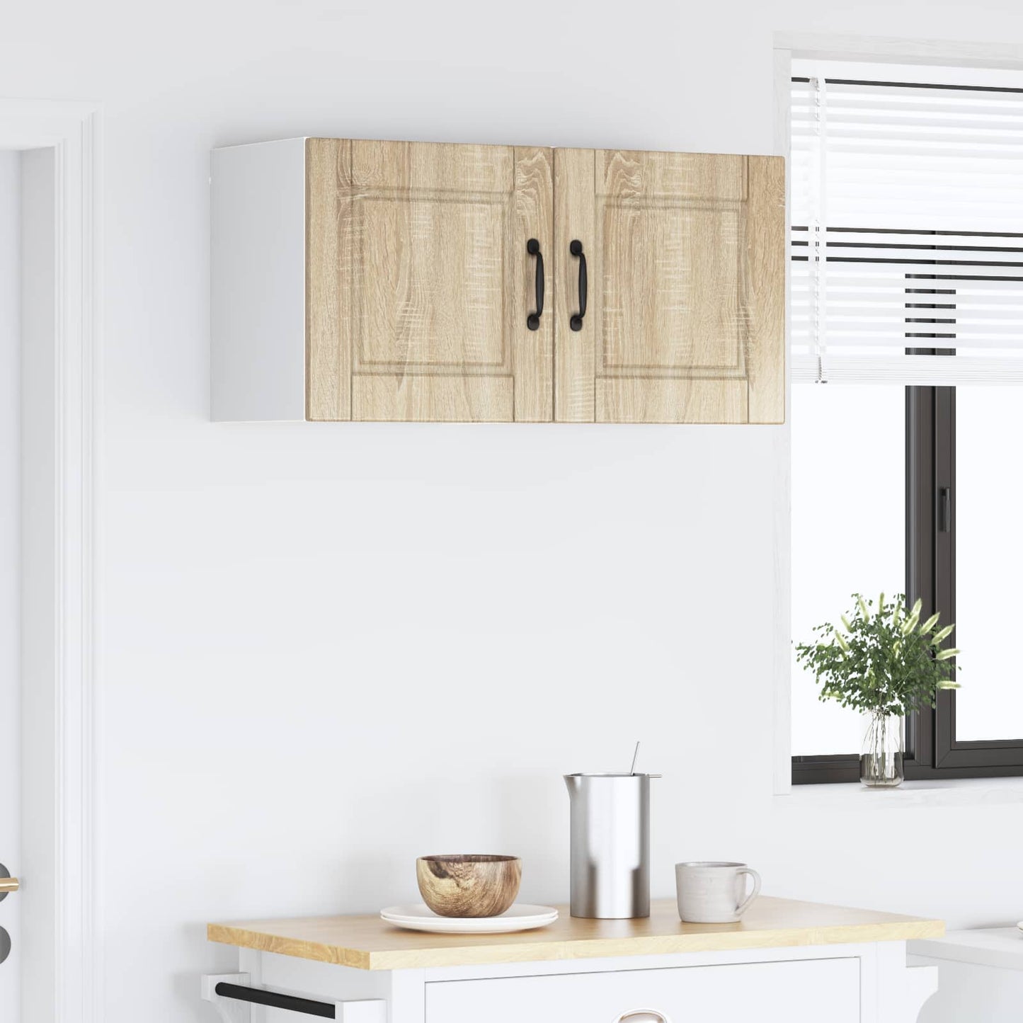 Wall Cabinet PORTO 2 pcs Sonoma Oak 40 x 31 x 40 cm