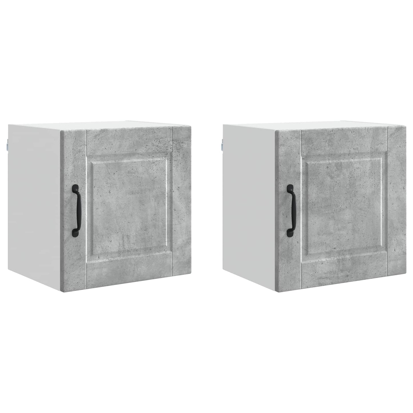Wall Cabinet PORTO 2 pcs Concrete Grey 40 x 31 x 40 cm