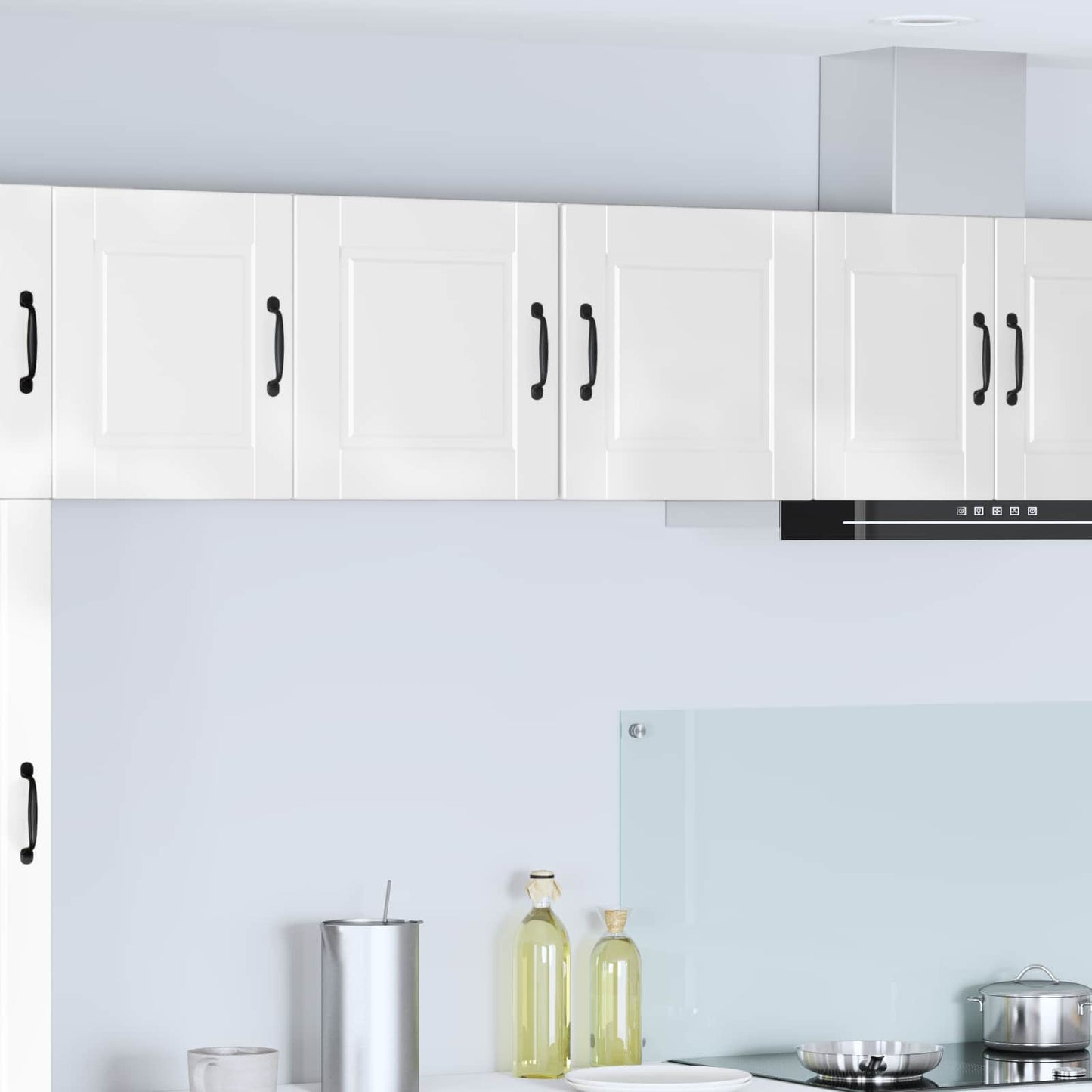 Wall Cabinet PORTO 2 pcs High Gloss White 40 x 31 x 40 cm
