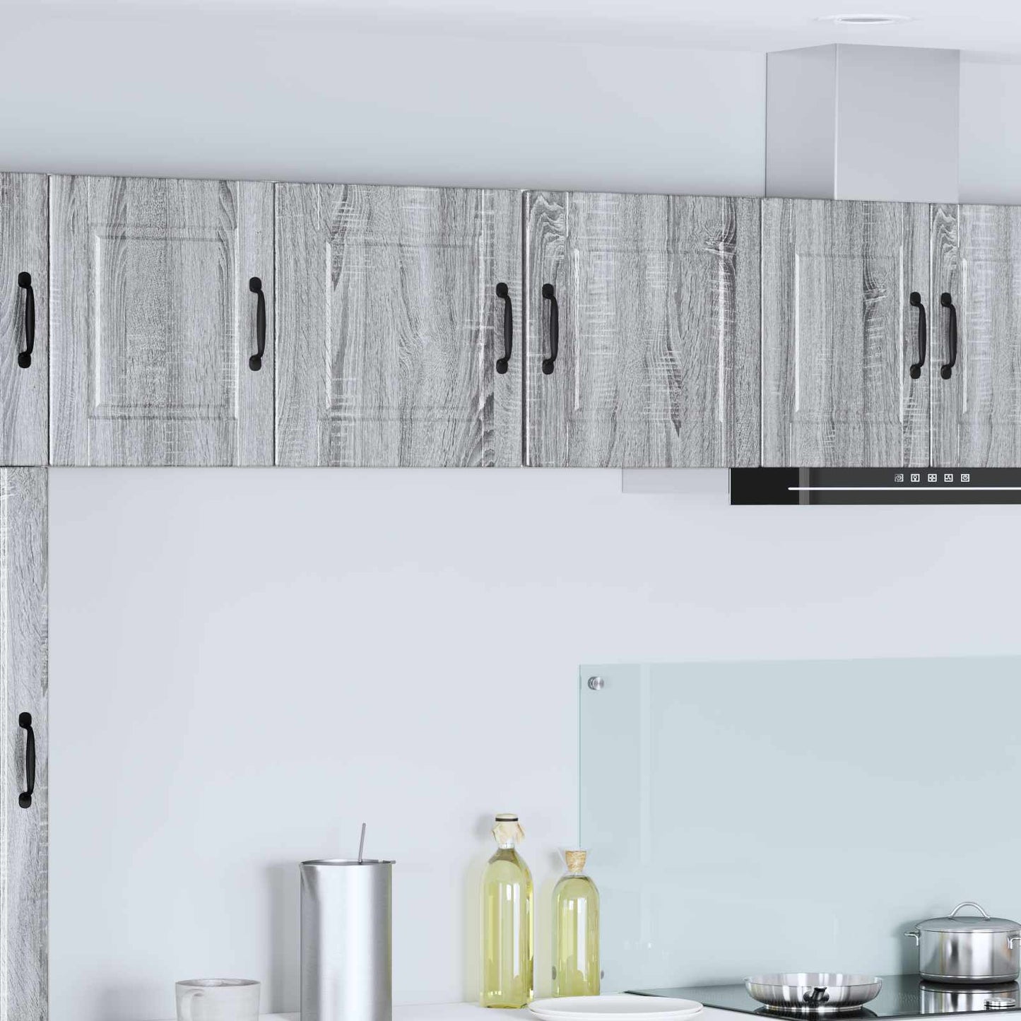 Wall Cabinet PORTO 2 pcs Grey Sonoma 40 x 31 x 40 cm
