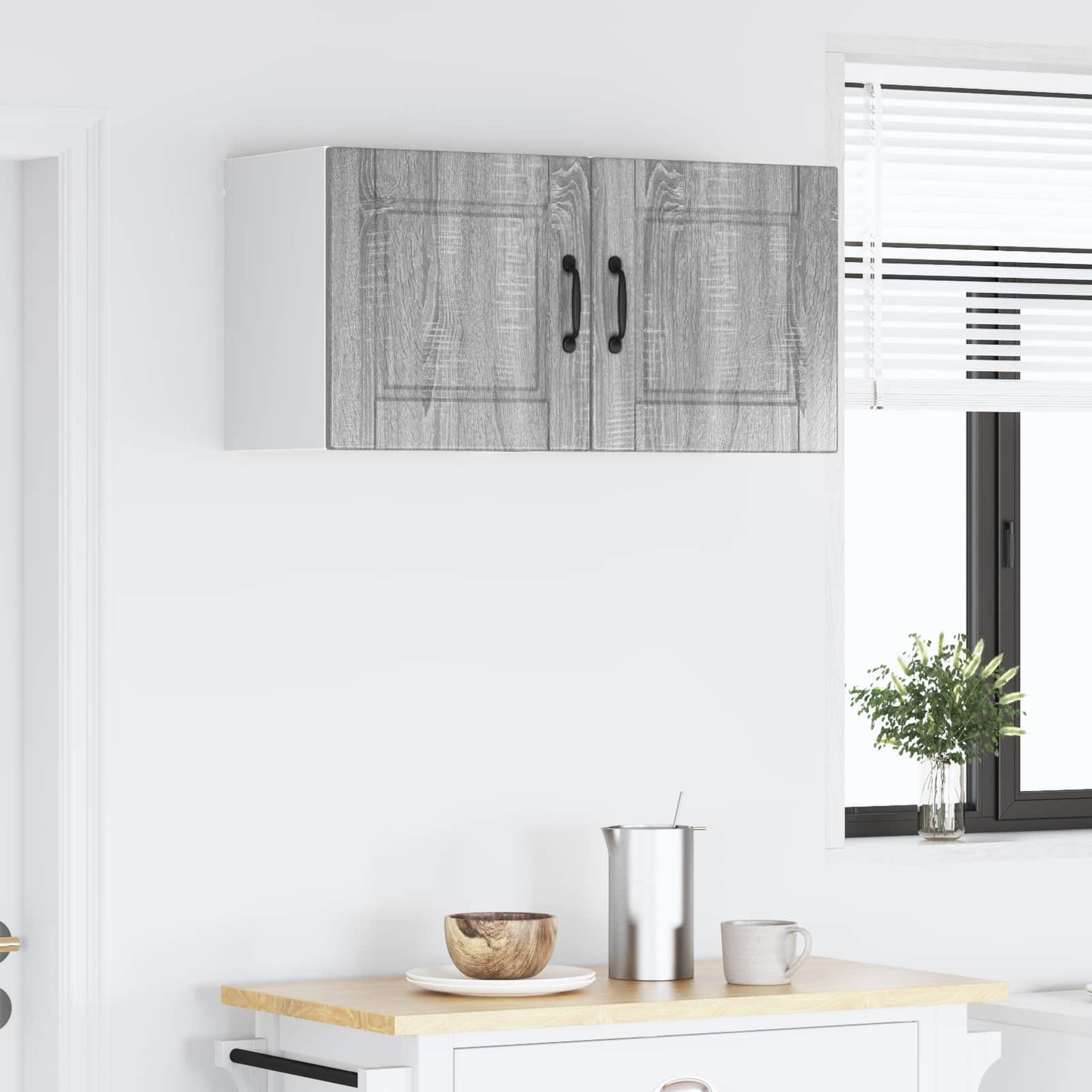 Wall Cabinet PORTO 2 pcs Grey Sonoma 40 x 31 x 40 cm