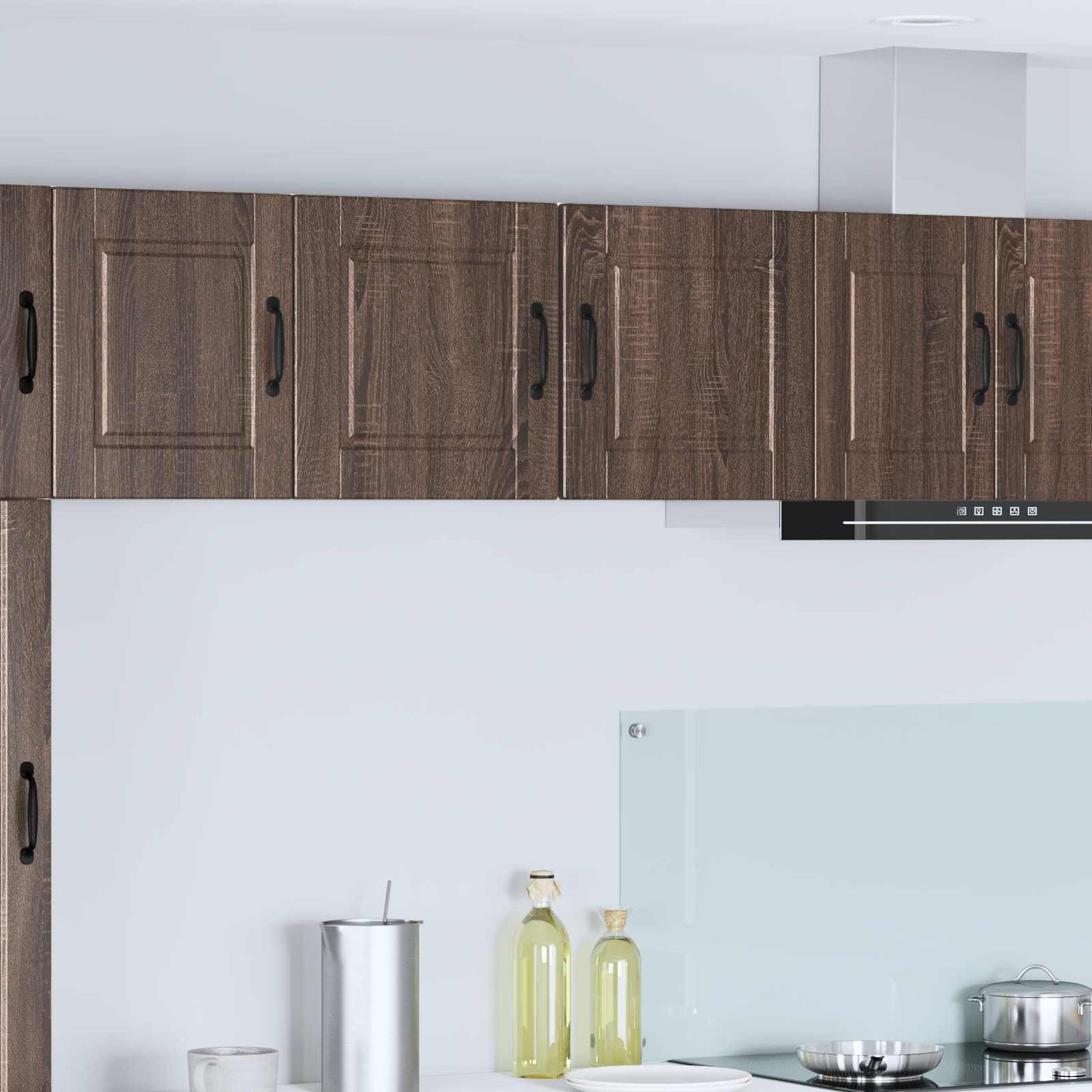 Wall Cabinet PORTO 2 pcs Brown Oak 40 x 31 x 40 cm