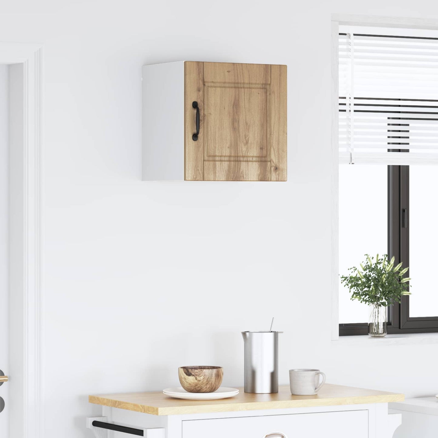 Wall Cabinet PORTO Artisan Oak 40 x 31 x 40 cm Engineered Wood