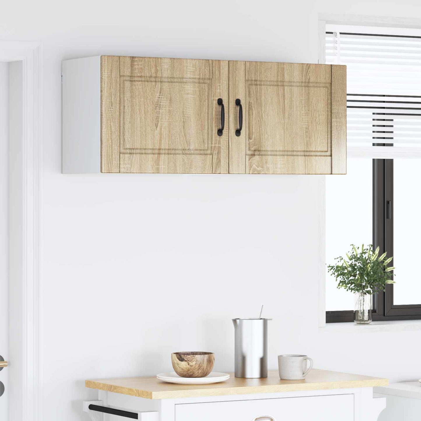 Wall Cabinet PORTO 2 pcs Sonoma Oak 50 x 31 x 40 cm