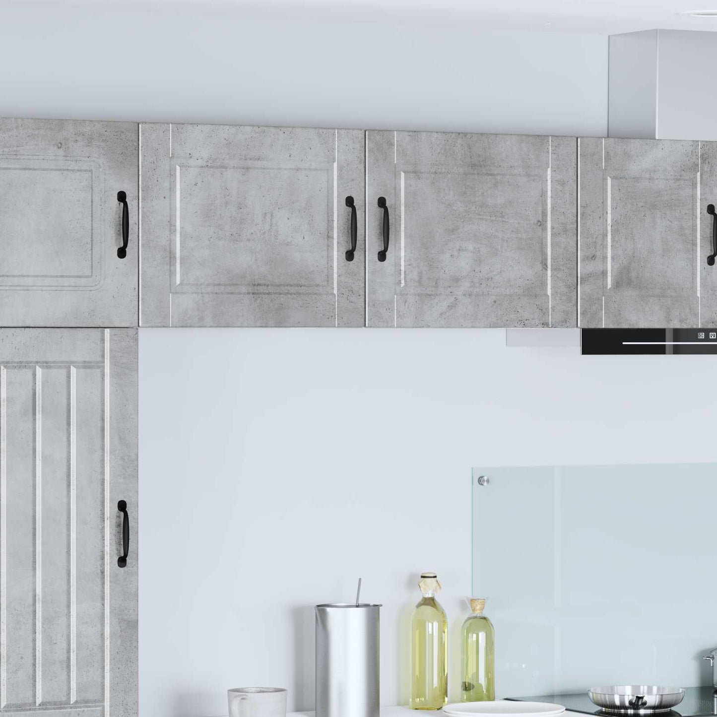 Wall Cabinet PORTO 2 pcs Concrete Grey 50 x 31 x 40 cm